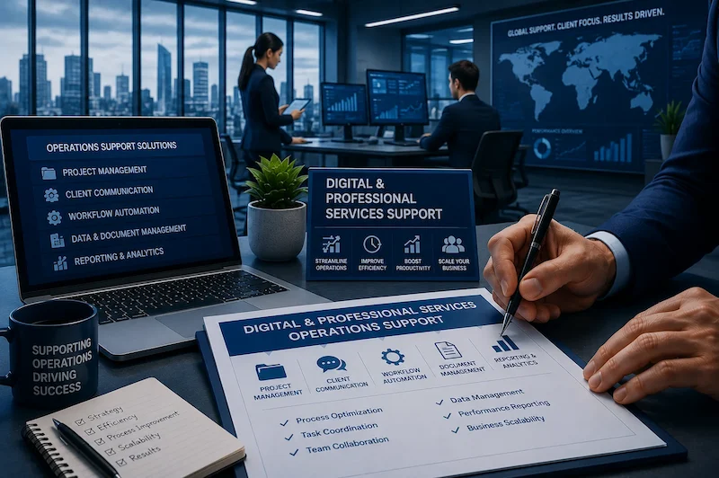 Remote Operational Support for Digital Agencies, Consultants, Accounting Firms, Marketing Agencies, and Professional Service Businesses.