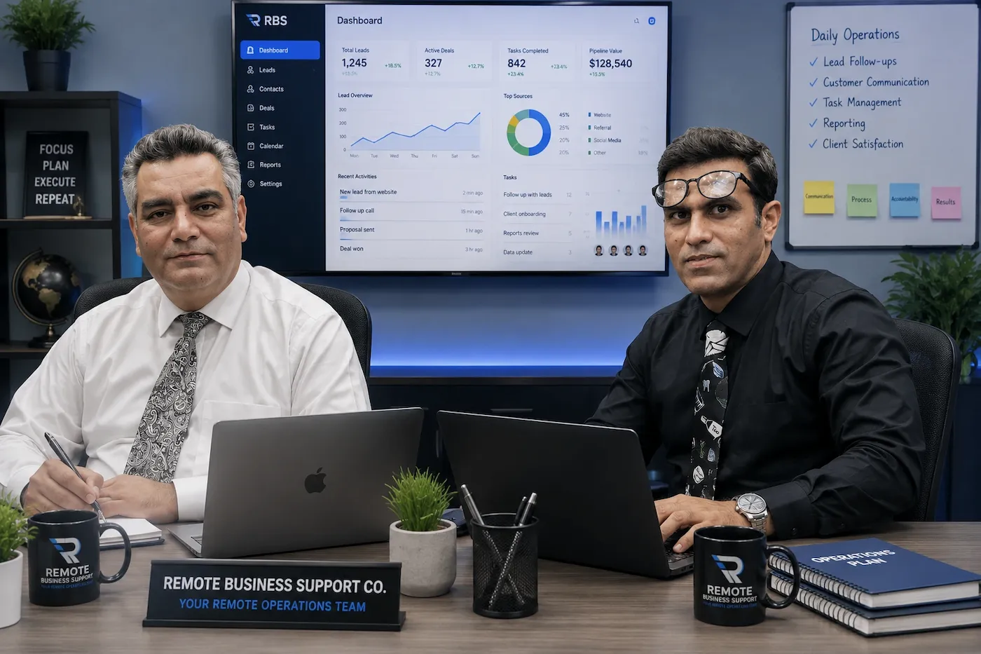 Remote Business Support Co Leadership Team Providing Remote Operations Support Services